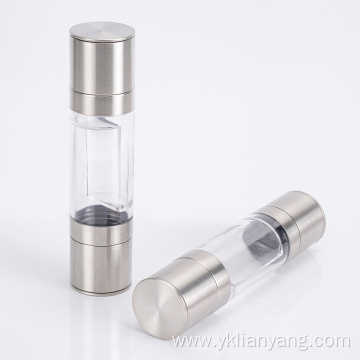 dual manual salt and pepper mill grinder